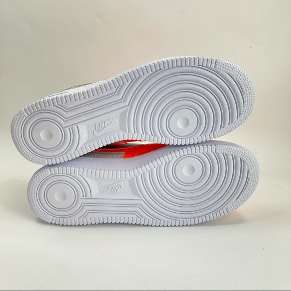 Nike Air Force 1 '07 LV8 3M Low Total Orange Mens - Picture 9 of 12